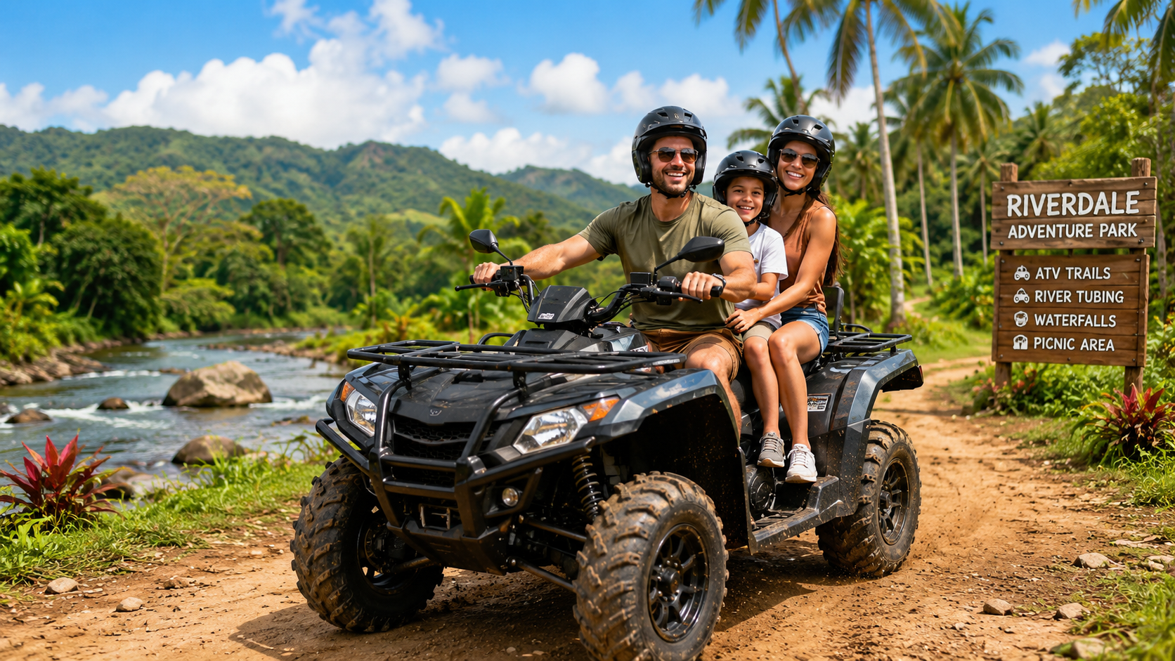 Bonceng Bertiga Satu Motor (Tambahan Anak)