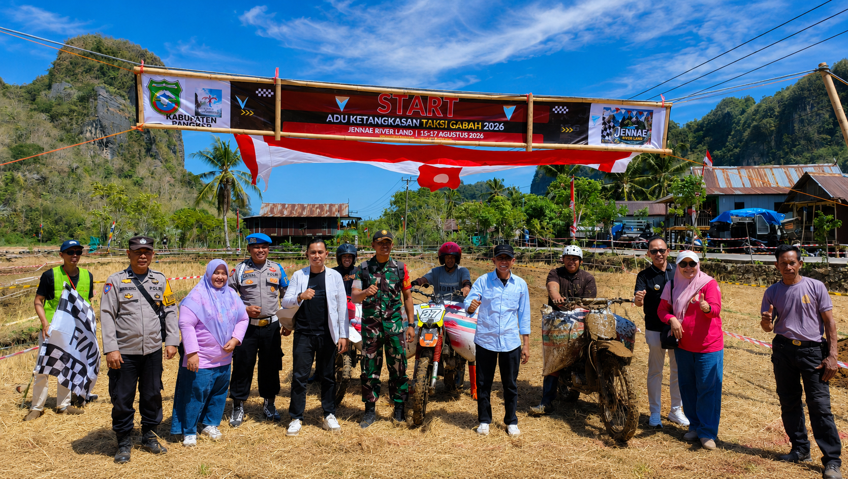 Festival Merdeka Jennae 2026 Sukses Digelar, Adu Ketangkasan Taxi Gabah Jadi Daya Tarik di Balocci