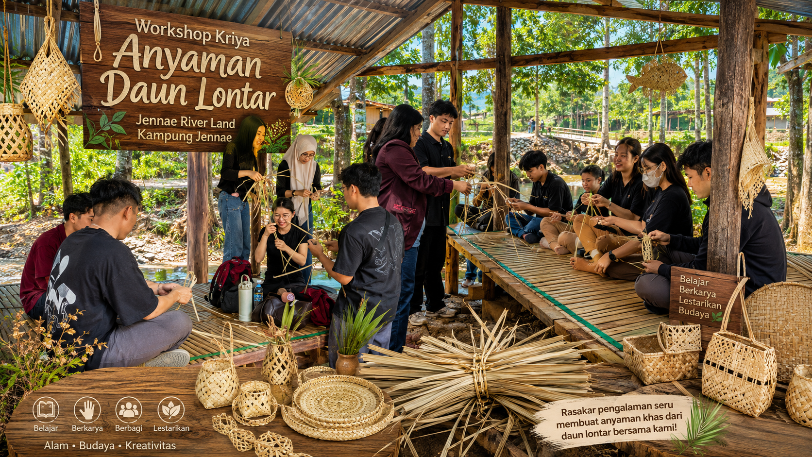 Eduwisata Membuat Kerajinan Kriya